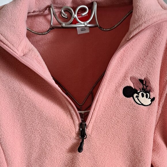 XS Pink Minnie Mouse Zip Jacket - Picture 1 of 6